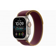 Apple Watch Ultra 4 49mm корпус из титана + ремешок (burgundy trail)