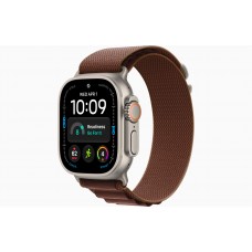 Apple Watch Ultra 4 49mm корпус из титана + ремешок (burgundy)