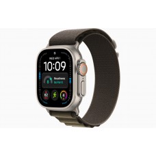 Apple Watch Ultra 4 49mm корпус из титана + ремешок (dark olive)
