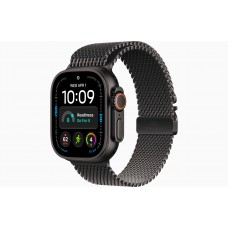 Apple Watch Ultra 4 49mm корпус из титана + ремешок (black milanese)