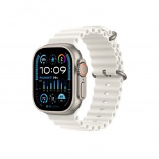 Apple Watch Ultra 2 GPS + Cellular 49mm корпус из титана + ремешок (белый)