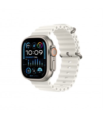 Apple Watch Ultra 2 GPS + Cellular 49mm корпус из титана + ремешок (белый)