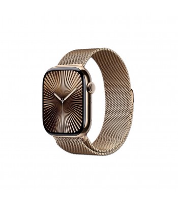 Apple Watch S10 46мм Titanium Milanese  ( gold titanium )