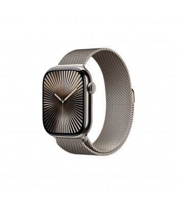 Apple Watch S10 42мм Titanium Milanese  ( natural titanium )