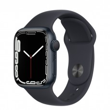 Apple Watch S7 41мм Midnight Aluminum Case with Midnight Sport Band Официальные