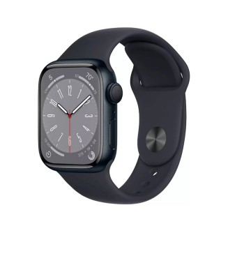 Смарт-часы Apple Watch S8 45мм Midnight Sport Band (черные)