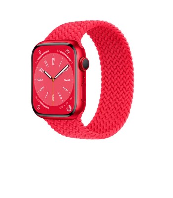 Смарт-часы Apple Watch S8 45мм Red Sport Band (красные)