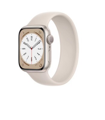 Смарт-часы Apple Watch S8 45мм Starlight Sport Band (бежевые)