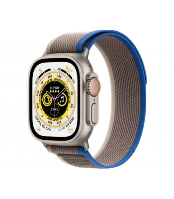 Apple Watch Ultra GPS + Cellular 49mm корпус из титана + ремешок Trail (синего/серого цвета)