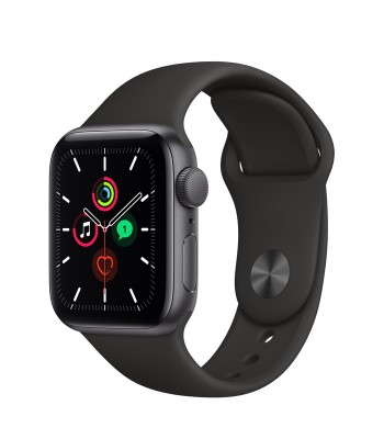 Смарт-часы Apple Watch SE 44мм Black Sport Band (чёрные)