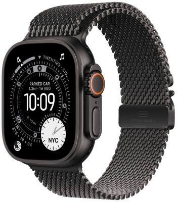 Apple Watch Ultra 3 GPS + Cellular 49mm корпус из титана + ремешок  ( black milanese )